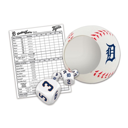 Detroit Tigers Shake N' Score Dice Game