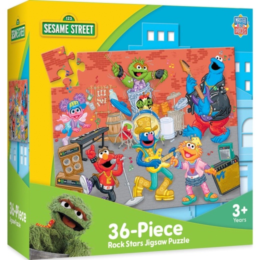 Sesame Street Rock Stars 36 Piece Jigsaw Puzzle - MasterPieces