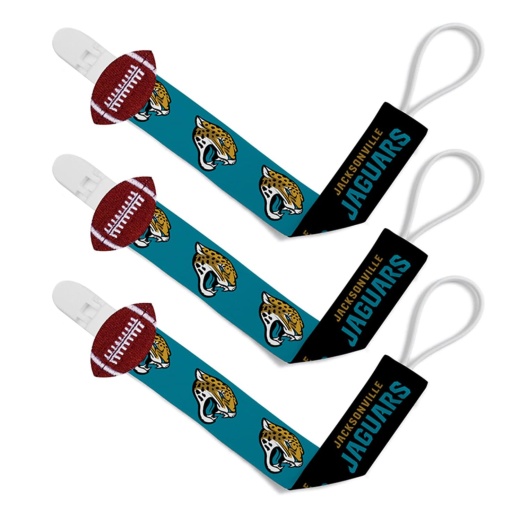 Jacksonville Jaguars Pacifier Clip 3-Pack