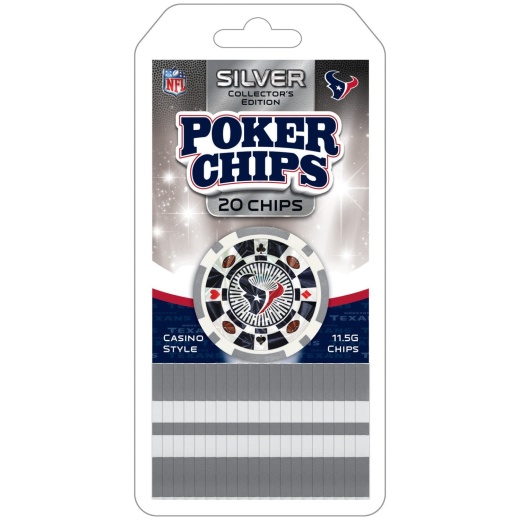 Houston Texans 20 Piece Poker Chips - Masterpieces