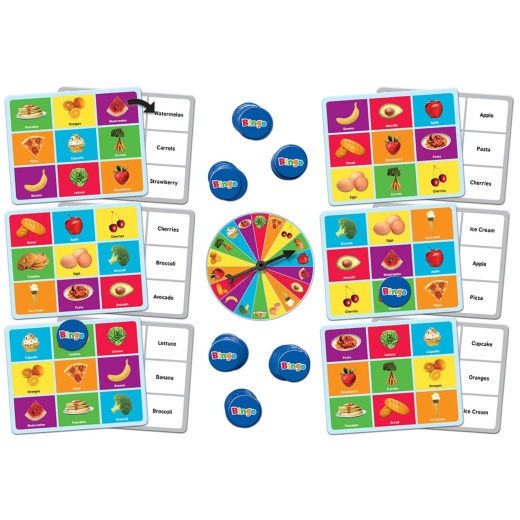 Food Bingo Game by Masterpieces - Fun & Educational for Kids