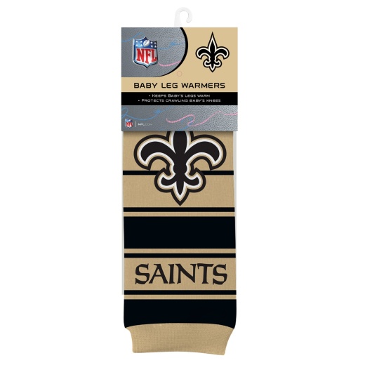 New Orleans Saints Baby Leg Warmers
