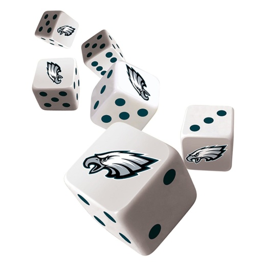 Philadelphia Eagles Dice Set - Masterpieces NFL Licensed Gaming Dice