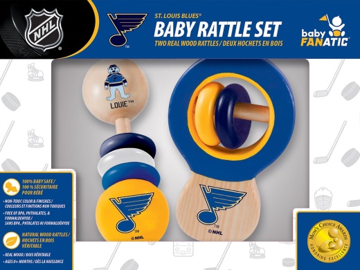 St. Louis Blues - Baby Rattles 2-Pack