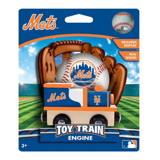 New York Mets Toy Train Engine - Perfect for Young MLB Fans