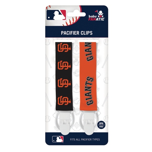 San Francisco Giants Pacifier Clip 2-Pack