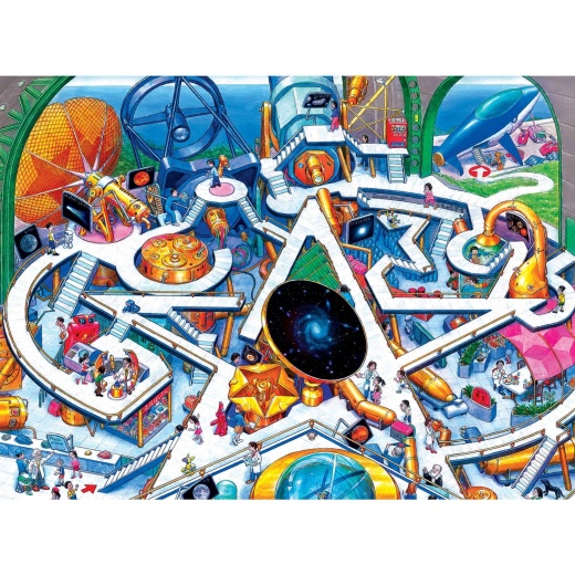 A-Maze-Ing - Space Colony 200 Piece Jigsaw Puzzle