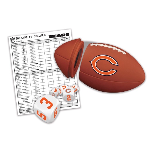 Chicago Bears Shake N' Score Dice Game