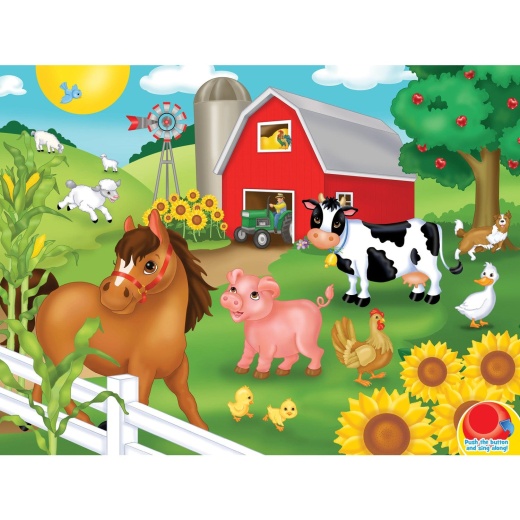 Old Mcdonald - 24 Piece Musical Floor Jigsaw Puzzle by Masterpieces