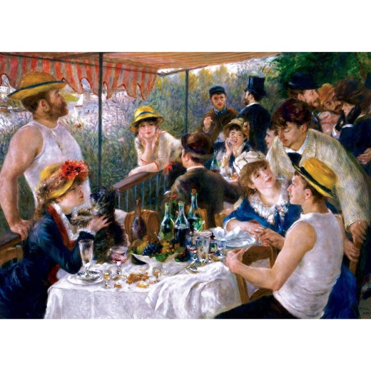 Masterpieces Of Art - Luncheon Of The Boating Party 1000 Piece Jigsaw Puzzle
