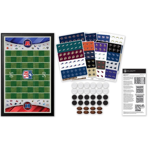 NFL League Checkers Board Game - Game for True Football Fans