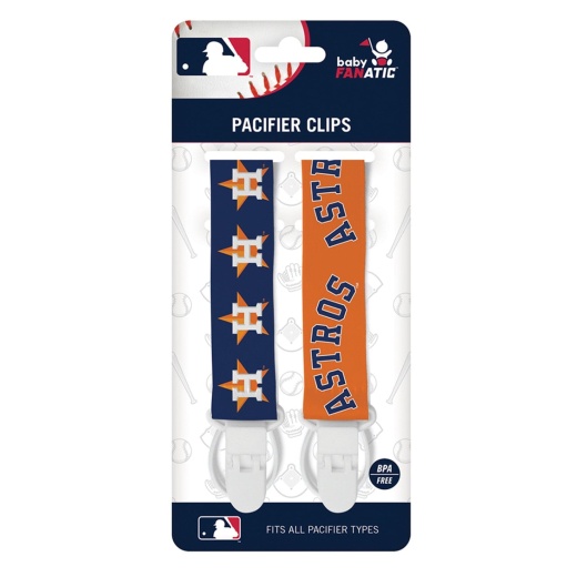 Houston Astros - Pacifier Clip 2-Pack