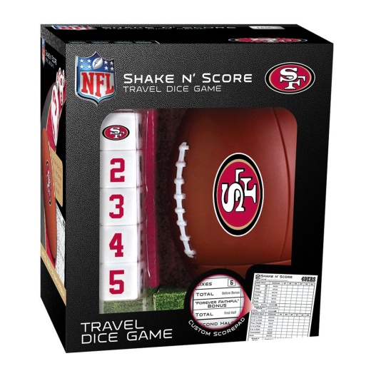 San Francisco 49ers Shake N' Score Dice Game