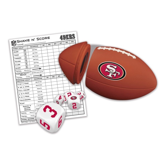 San Francisco 49ers Shake N' Score Dice Game