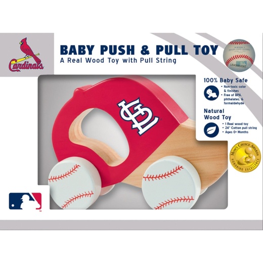 St. Louis Cardinals Push & Pull Baby Toy - Masterpieces