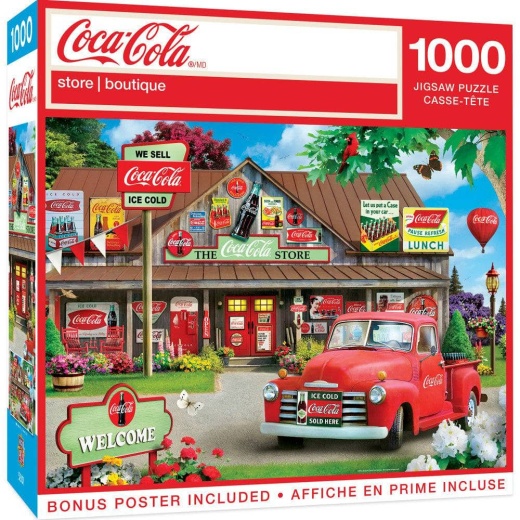 Masterpieces Coca-Cola 1000 Piece Jigsaw Puzzle - Celebrate Nostalgia
