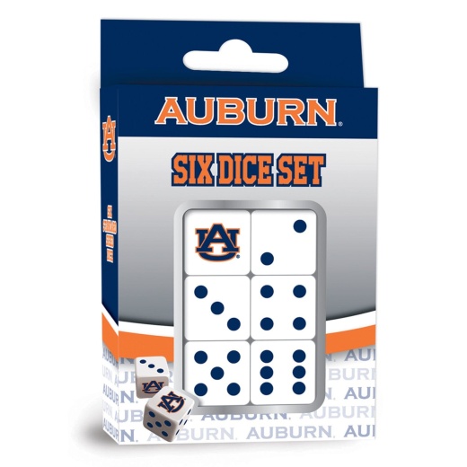 Auburn Tigers Dice Set