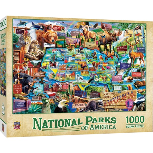 National Parks Of America 1000 Piece Jigsaw Puzzle