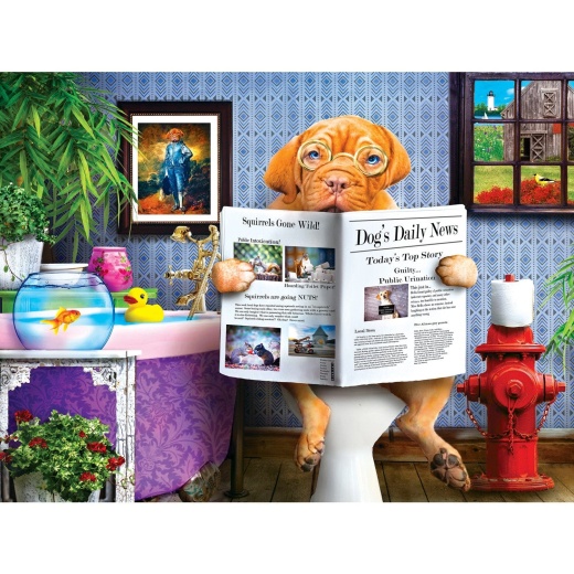 Wild & Whimsical - The Library 300 Piece Ez Grip Jigsaw Puzzle