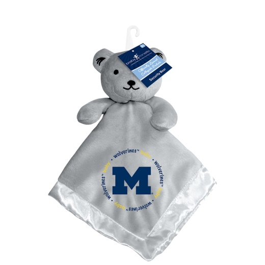 Michigan Wolverines Security Bear Gray - Cuddle Up with Team Spirit