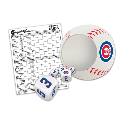 Chicago Cubs Shake N' Score Dice Game