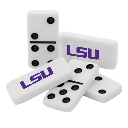 LSU Tigers Dominoes - Officially Licensed Sports Fan Game