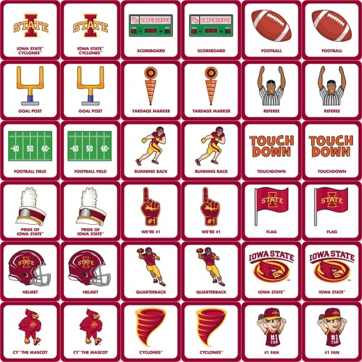 Iowa State Cyclones Matching Game - NCAA Fun!