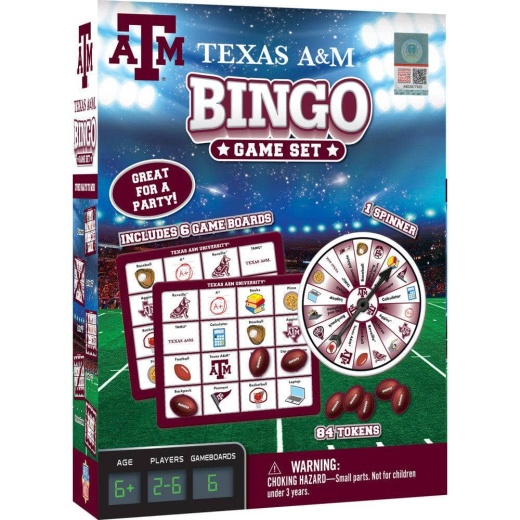 Texas A&M Aggies Ncaa Bingo Game