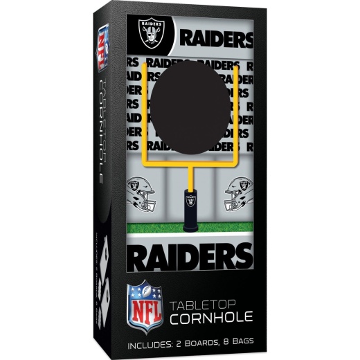 Las Vegas Raiders - Nfl Tabletop Cornhole