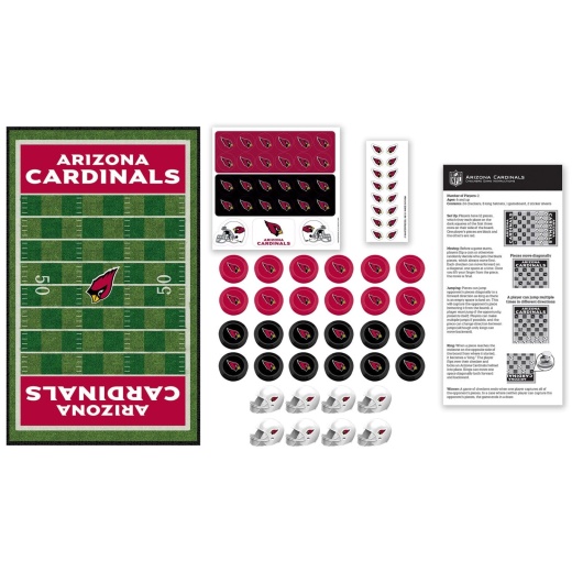 Arizona Cardinals Checkers Board Game - Official NFL Team Game
