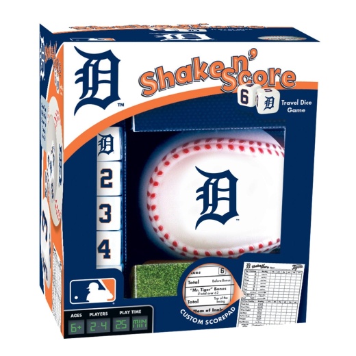 Detroit Tigers Shake N' Score Dice Game