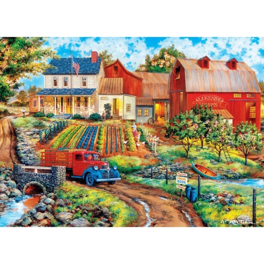 Masterpieces 1000 Piece Jigsaw Puzzle: Farm & Country - Grandma's Garden