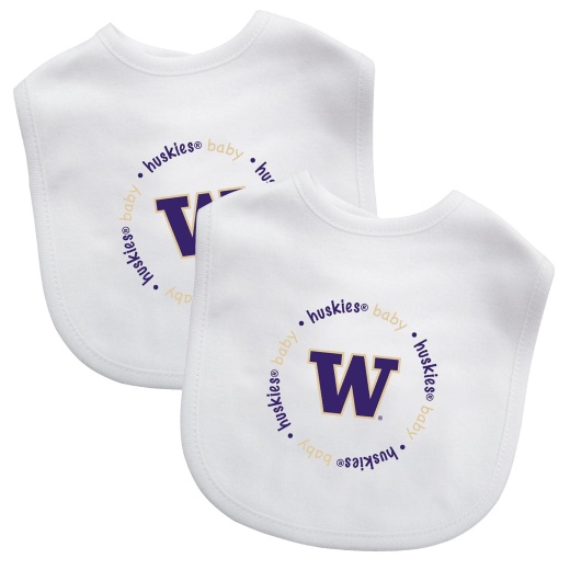 Washington Huskies Baby Bibs 2-Pack