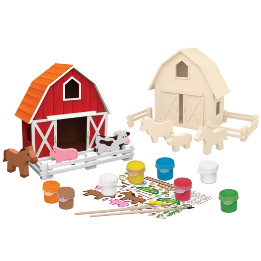 Country Farm Wood Craft & Paint Kit by Masterpieces