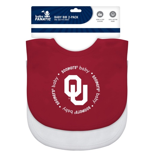 Oklahoma Sooners - Baby Bibs 2-Pack