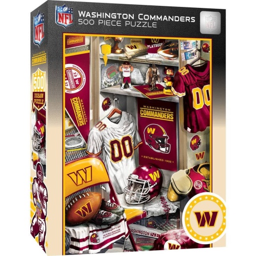 Washington Commanders - Locker Room 500 Piece Jigsaw Puzzle