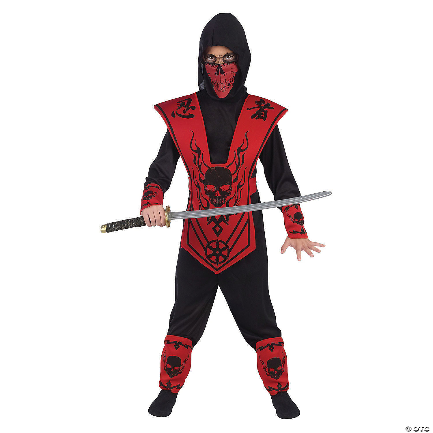 Boy's Deluxe White Ninja Costume