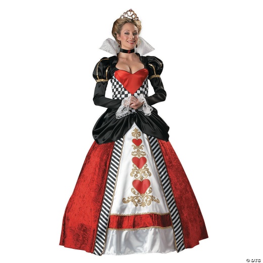 Women's Queen Of Broken Hearts Costume - Small