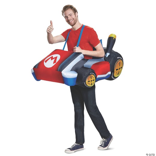 Adults Inflatable Super Mario Bros.™ Mario Kart Costume