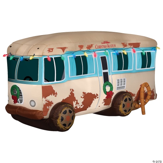 Airblown National Lampoon Christmas Vacation RV with Logo 90" Inflatable Christmas Outdoor Yard Decor