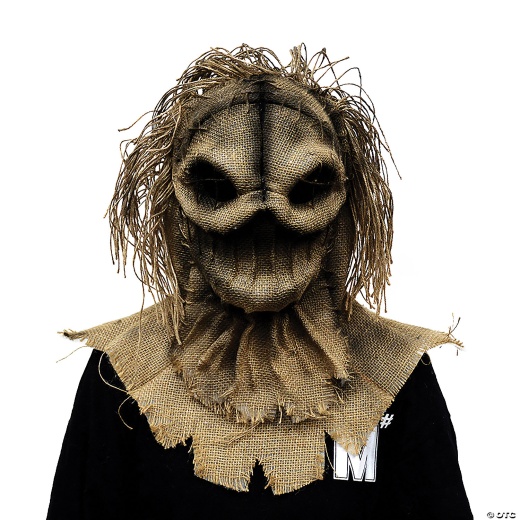 Scarecrow Mask Halloween Costume Accessory