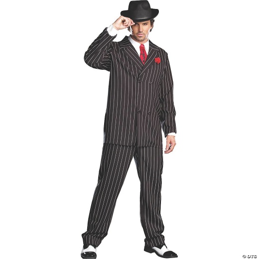 Men's Gangsta Suit Costume - Extra Large