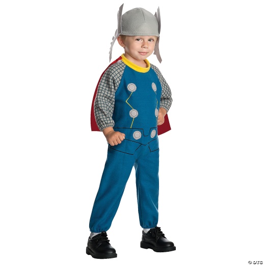 Toddler Thor Costume - Officially Licensed Marvel Classic