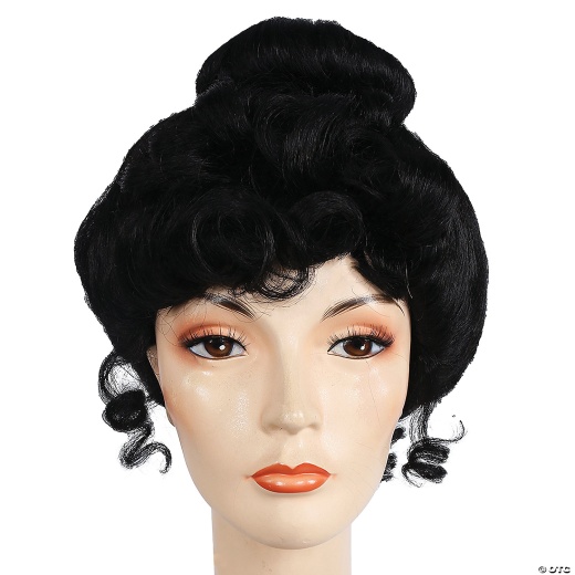 Gibson Girl Wig Black 1 - 1890s Iconic Hairstyle Wig