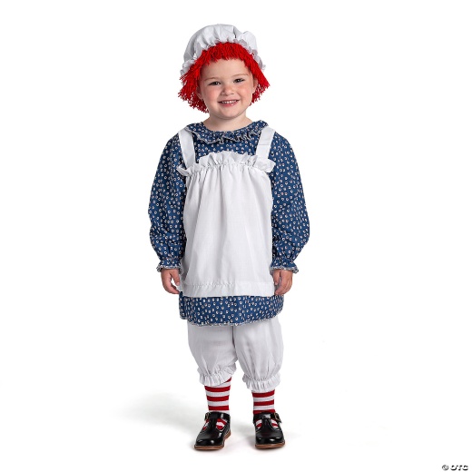 Toddler Raggedy Ann Costume - 2T-4T