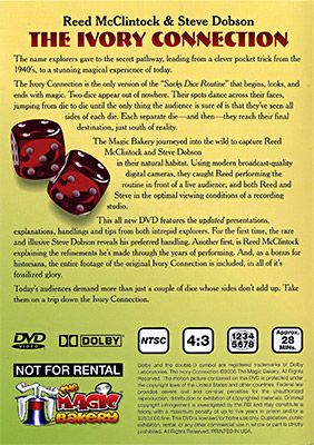 The Ivory Connection By Reed Mcclintock And Steve Dobson - DVD