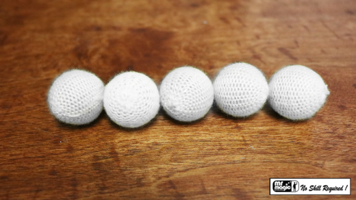 Mr. Magic's Crochet 5 Ball Combo Set (1"/White)