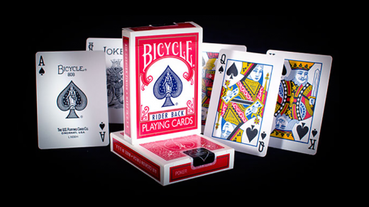 Bicycle Rider Back Playing Cards In Mixed Case Red/Blue (12Pk) by USPCC and Murphy's Magic Supplies, Inc.
