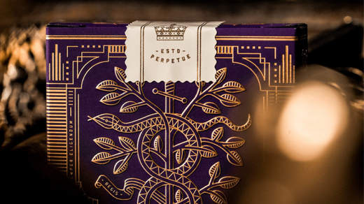 Monarch Royal Edition (Purple) Playing Cards By Theory11