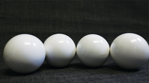 Wooden Billiard Balls (1.75" White) By Classic Collections - Trick